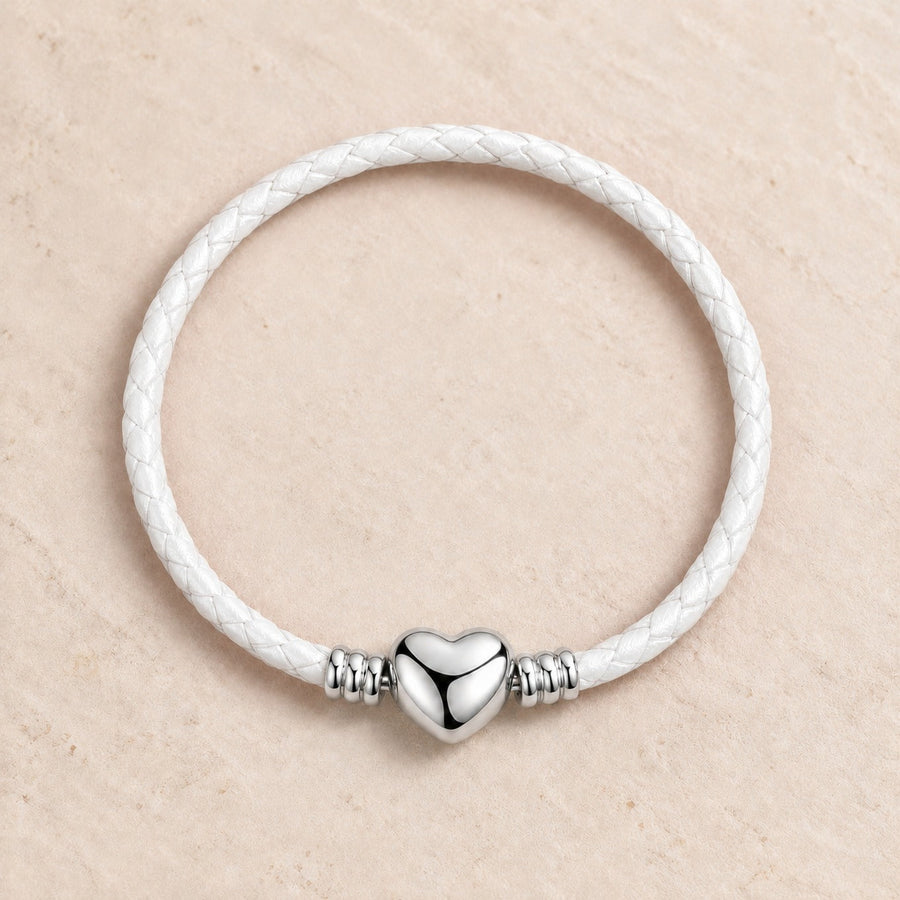 Timeless White Gold Heart Bracelet