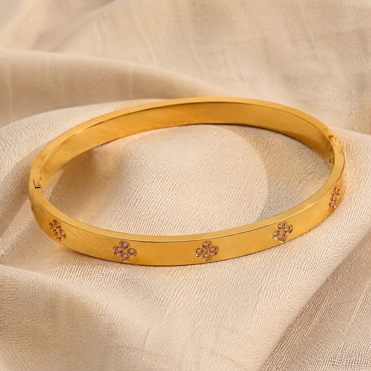 Celestial Zirconia Gold Bracelet