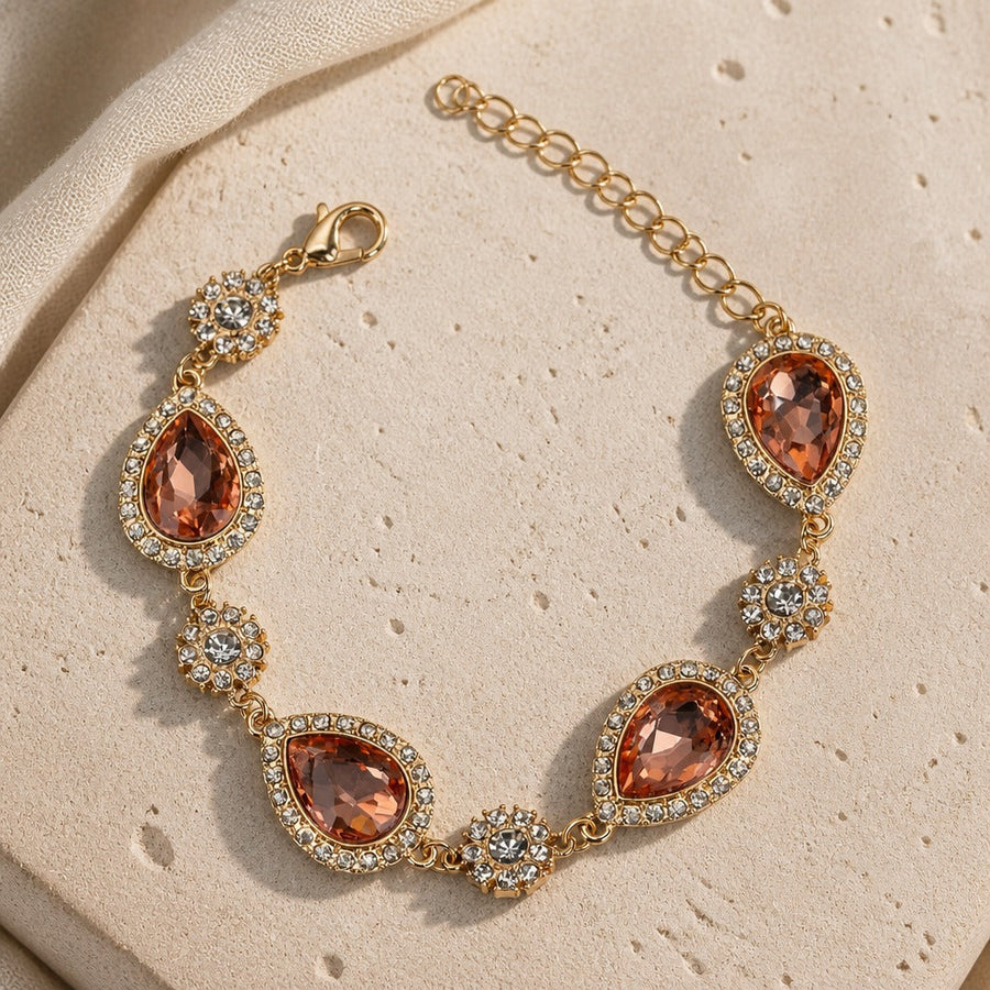 Vintage Jewel Teardrop Bracelet