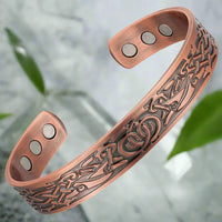 Loch Celtic Knot Copper Cuff Bracelet