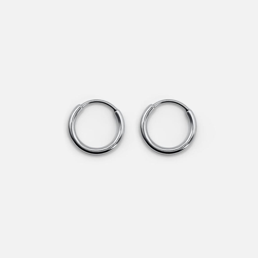 Everyday Silver Hoops