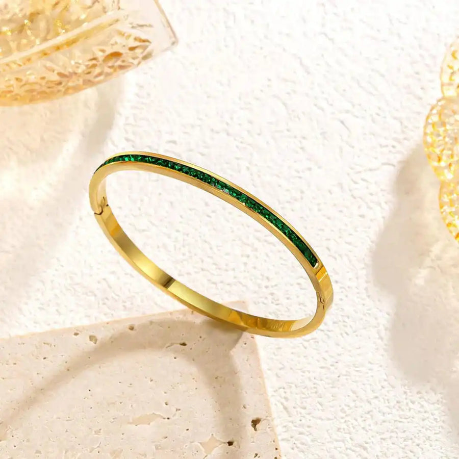 Emerald Link Fashion Bracelet