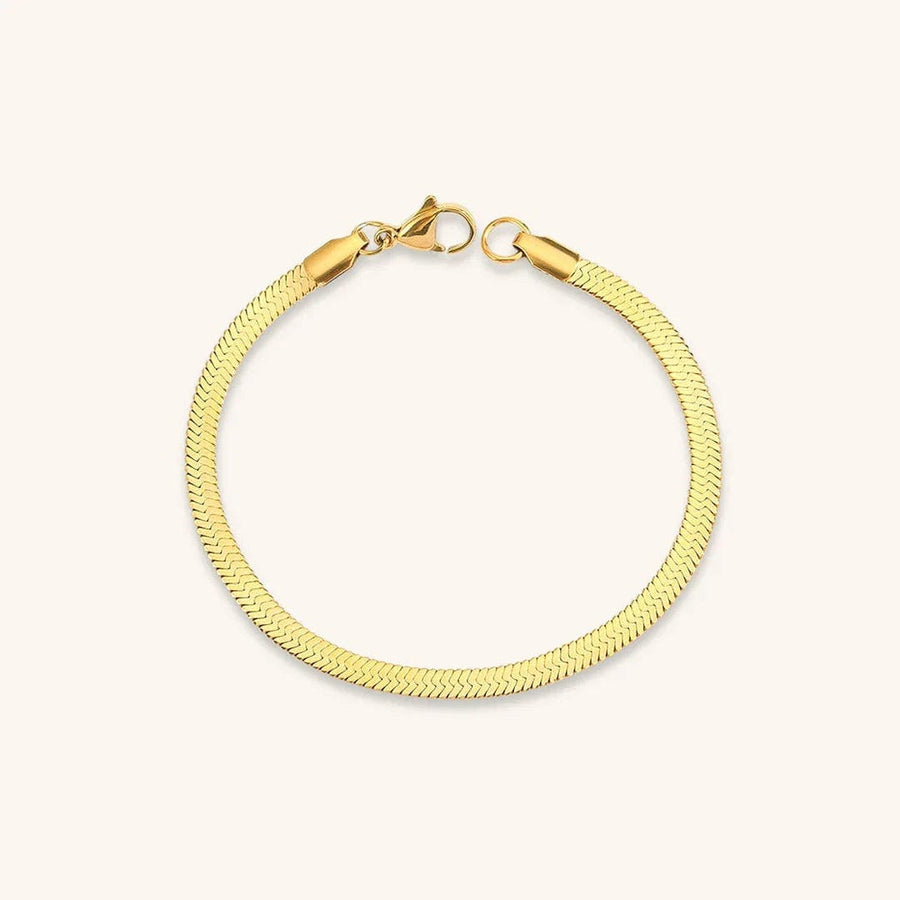 Lustrous Vida Herringbone Wristpiece
