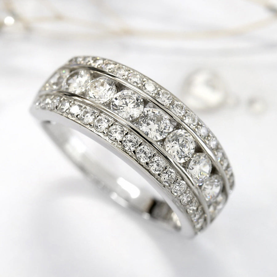 Elegant Silver Stone Ring