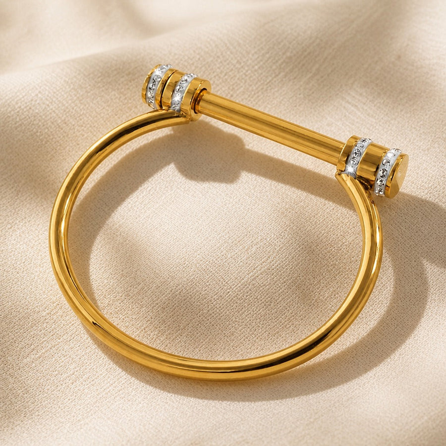 Opulent Gold Cuff Bangle