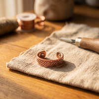 Fen Braided Band Copper Ring