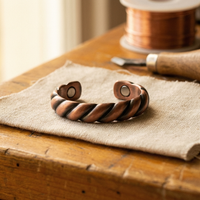 Tine Two-Tone Twist Copper Ring