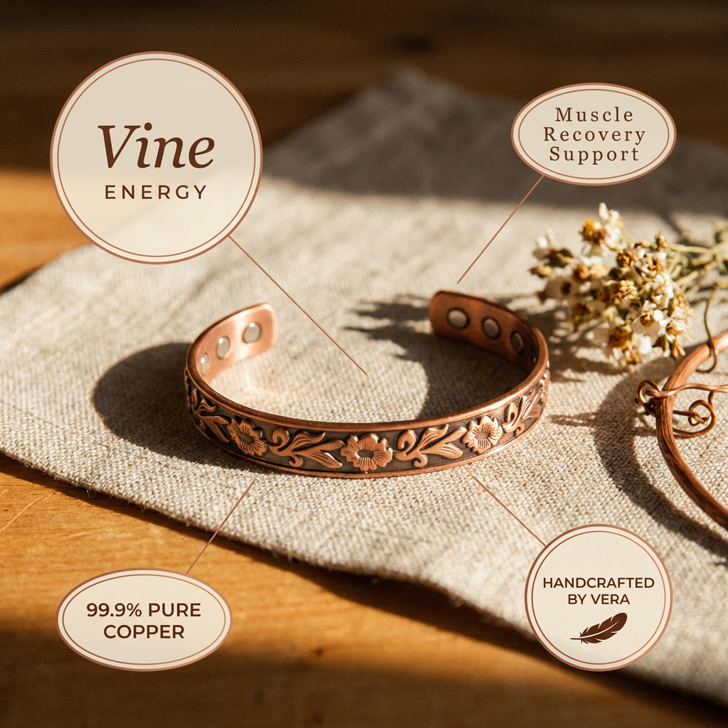 Vera's Vine Copper Bracelet