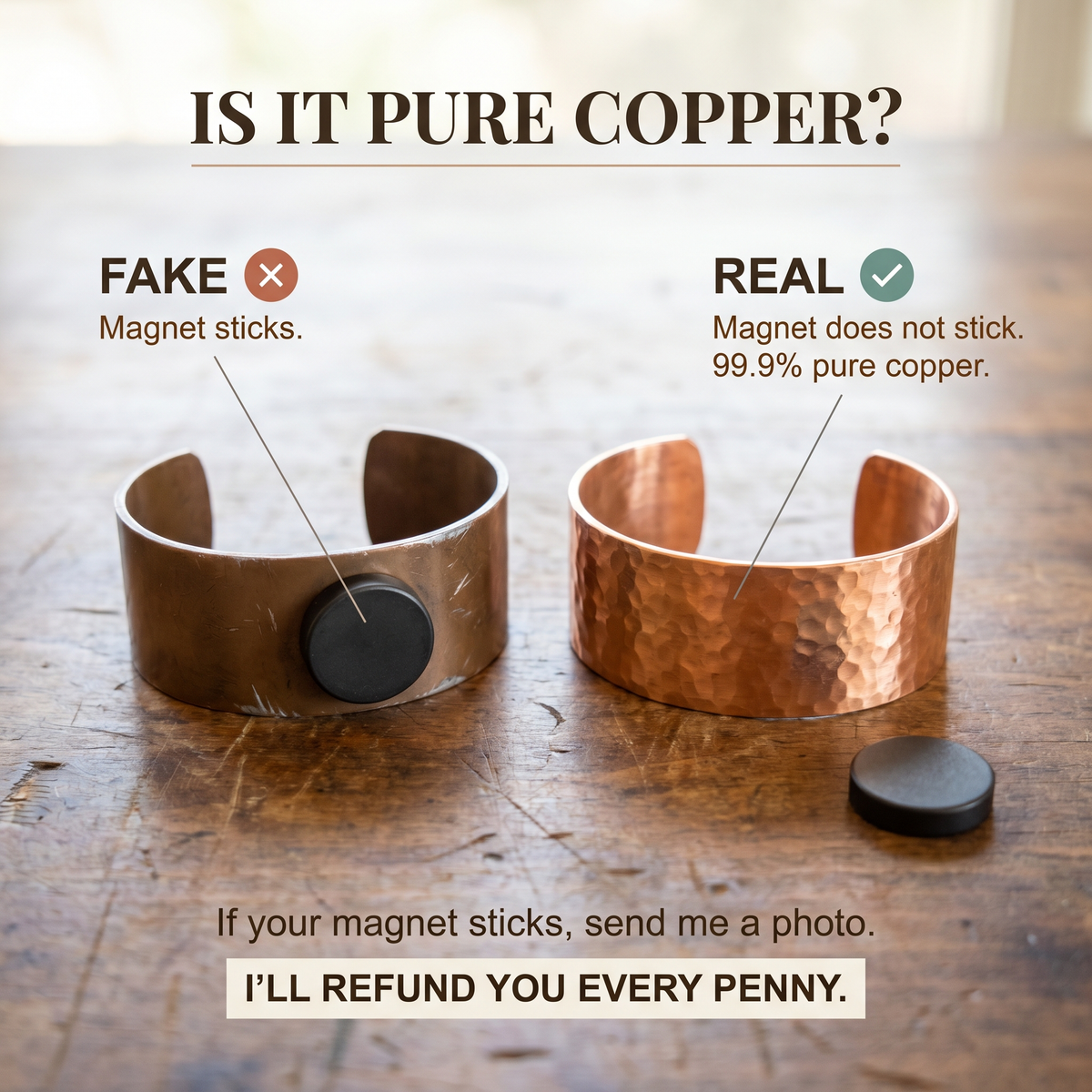 Vera's Vine Copper Bracelet
