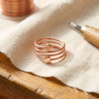 Haven Coiled Wire Copper Ring