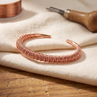 Fjord Twisted Wire Copper Cuff Bracelet