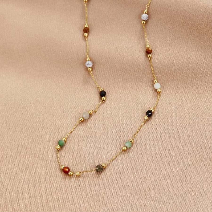 Aria Colorful Gemstone Necklace