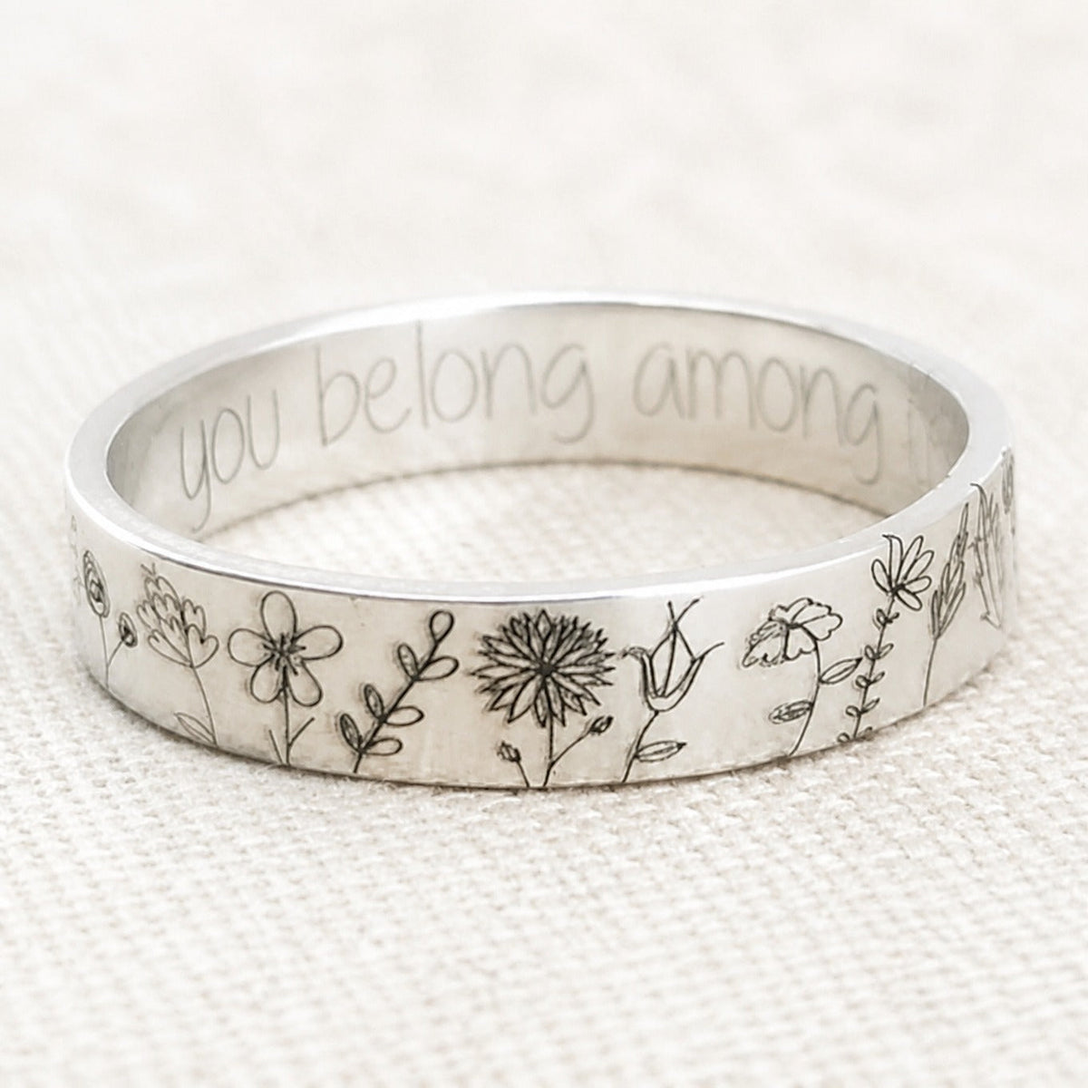 Minimalist Silver Band Ring