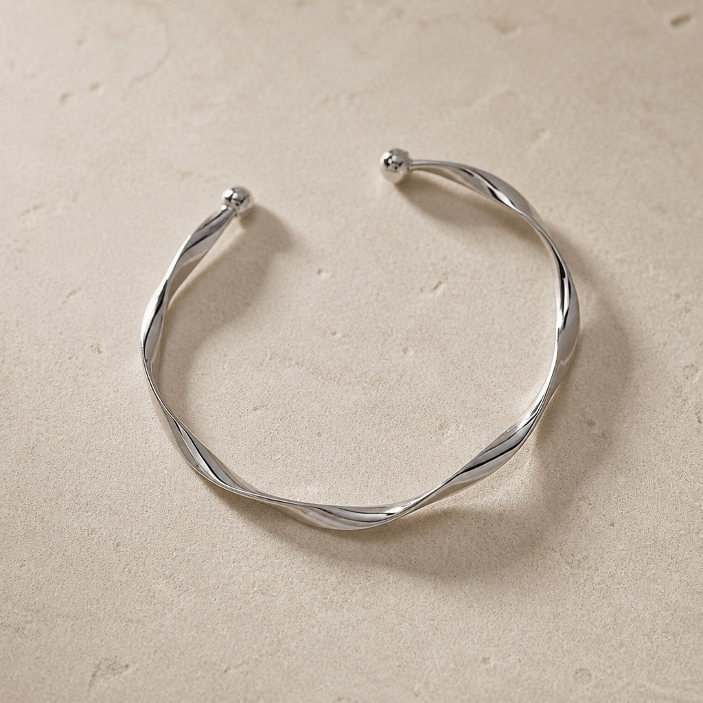 Sculptural Open Minimalist Bracelet